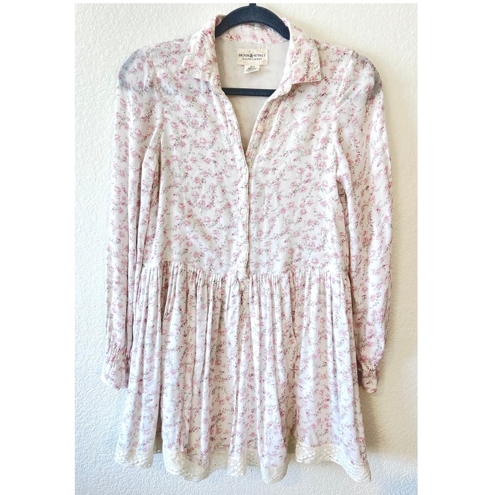 Denim‎ & Supply Ralph Lauren Floral Romantic Boho Cottagecore Dress XS